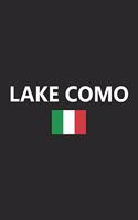 Lake Como: Italy Italian Italia Flag Country Notebook Journal Lined Wide Ruled Paper Stylish Diary Vacation Travel Planner 6x9 Inches 120 Pages Gift