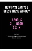 How Fast Can You Guess These Words?