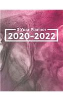 3 Year Planner 2020-2022: 36 Month Yearly Planner Monthly Calendar V2