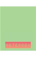Notebook: 108 Page College Ruled Notebook 8x10