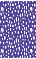 Journal Notebook Abstract Splashes Purple