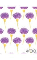Notebook: Violet Notebook / 120 Pages / 8 X 10/ Graph Notebook / 1/4 Squared Graphing Paper Blank / Teacher / Office / Student / Journal