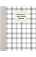 Graph Paper 1/4 Inch Squares Notebook