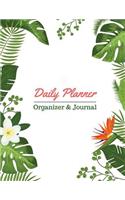 Daily Planner Organizer & Journal: Daily Routine, Schedule Logbook and Journal Notebook 150 Pages 8.5x11 Inches(2 Gift)