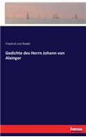 Gedichte des Herrn Johann von Alxinger