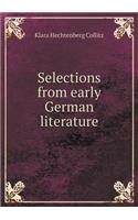 Selections from early German literature: (English)
