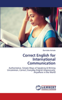 Correct English for International Communication