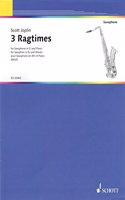 3 Ragtimes- alto saxophone (in Eb) and piano