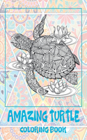 Amazing Turtle - Coloring Book