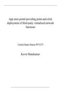 App store portal providing point-and-click deployment of third-party virtualized network functions
