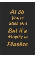At 36 You're Still Hot But it's Mostly in Flashes