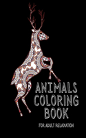 Animals Coloring Book For Adult Relaxation