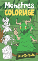 Coloriage Monstres Pour Enfants: Livre de Coloriage Pour Enfants 4-8 Ans