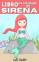 Libro da colorare di sirena