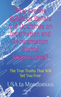 Why Are the Religious Beliefs and Doctrines on Incarnation and Reincarnation Stupid Imaginations?