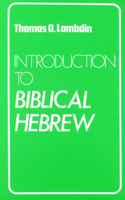 Introduction to Biblical Hebrew: (English)
