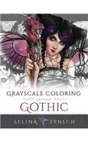 Gothic - Grayscale Edition Coloring Book: (6 Grayscale Coloring Books by Selina)