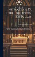 Instructions Du Rituel Du Diocèse De Toulon