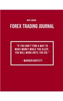 If You Don't Find a Way to Make Money While You Sleep, You Will Work Until You Die - Forex Trading Journal