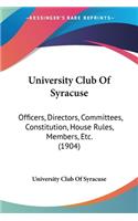University Club Of Syracuse