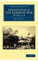 Reminiscences of the Burmese War in 1824 5 6