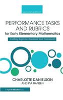 Performance Tasks and Rubrics for Early Elementary Mathematics