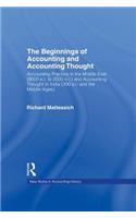 The Beginnings of Accounting and Accounting Thought