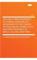 Life and Correspondence of Samuel Johnson D.D.