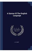 A Syntax Of The English Language