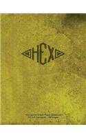 Hexagonal Graph Paper Notebook 1/2 inch hexagons - 160 pages