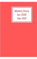 Weekly Diary Jan 2020 - Dec 2021