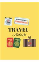 travel Inspirational Notebook - Cute gift for travellers and trippers 6 x 9 - 120 ruled PAGE... - Journal, Notebook, Diary, Composition Book)