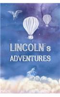 Lincoln's Adventures: Softcover Personalized Keepsake Journal, Custom Diary, Writing Notebook with Lined Pages