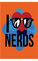 I Love Nerds - Geek Charming Notebook