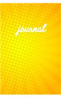 Yellow Journal: Blank Lined Notebook Journal - 6 x 9 - 110 pages