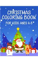 Christmas Coloring Book for Kids Ages 4-8