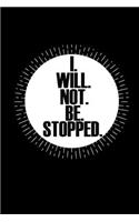 I Will Not Be Stopped: Hangman Puzzles - Mini Game - Clever Kids - 110 Lined Pages - 6 X 9 In - 15.24 X 22.86 Cm - Single Player - Funny Great Gift