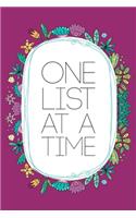 One List At A Time