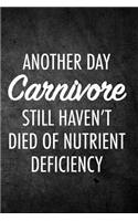 Another Day Carnivore Still Haven't Died of Nutrient Deficiency