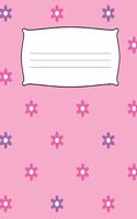 Kids Primary Journal Composition Notebook: Pink Purple Flower School Notepad: Draw & Write Journal to Write & Sketch in for Kids, Boys, Girls: 3 Year Old, 4 Year Old, Writing, Diary, Practice