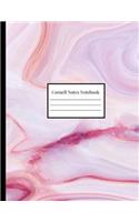 Cornell Notes Notebook: Pink Marble(1 Cornell Notes Notebooks)