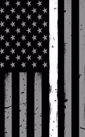 Thin White Line Diary: Thin White Line Journal, EMS Notebook, EMT Diary, Thin White Line Notebook, 6 X 9 Journal Paper with 120 Pages, Nurse Planner