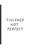 Finished Not Perfect Notebook with Creative Doodle Pages