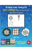 Art n Craft for Kids (28 snowflake templates - easy to medium difficulty level fun DIY art and craft activities for kids)