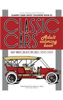 Classic Cars Adult Coloring Book #1
