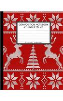 Unruled Composition Notebook