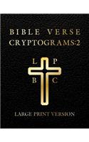 Large Print Bible Verse Cryptograms 2 by Sasquatch Designs