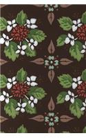 Journal: Antique Wallpaper Design Cover Notebook - Lined Notebook - Composition Book - 6 X 9 Ruled Paper - 100 Pages