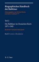 Die Rabbiner Im Deutschen Reich 1871-1945