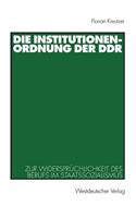 Die Institutionenordnung der DDR
